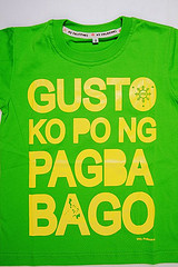 "Gusto ko po ng pagbabago" t-shirt